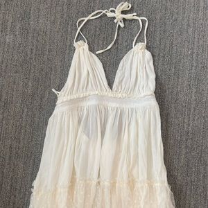 White Flowy Dress